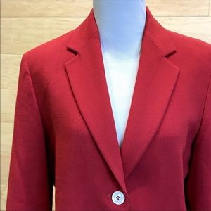 MaxMara red blazer and pants